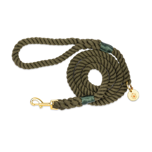 Green Rope Leash